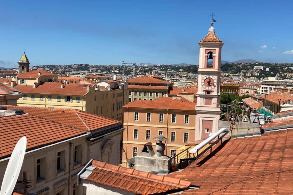Appartamento Cosy Penthouse Old Town Sea View Little Terraces Air Conditionned Nizza